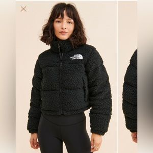 🌸SOLD🌸 NWT The North Face High Pile Nuptse Puffy Jacket Womens Medium Black